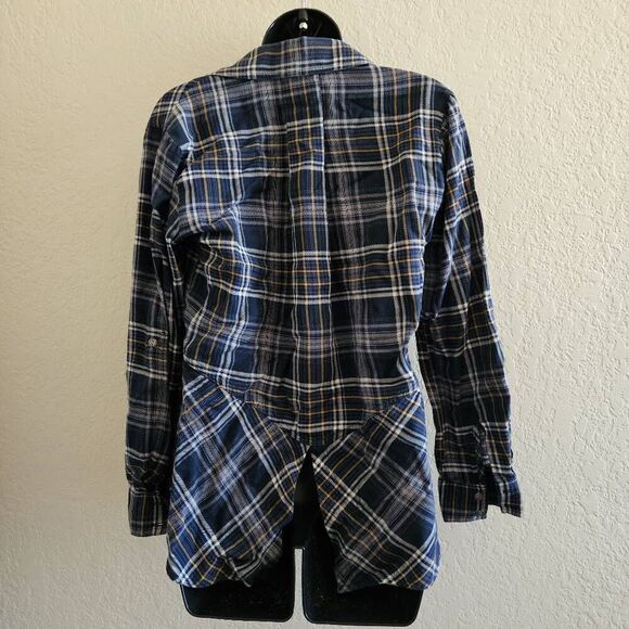 Sam Edelman Plaid Button-Down Shirt - Picture 6 of 8